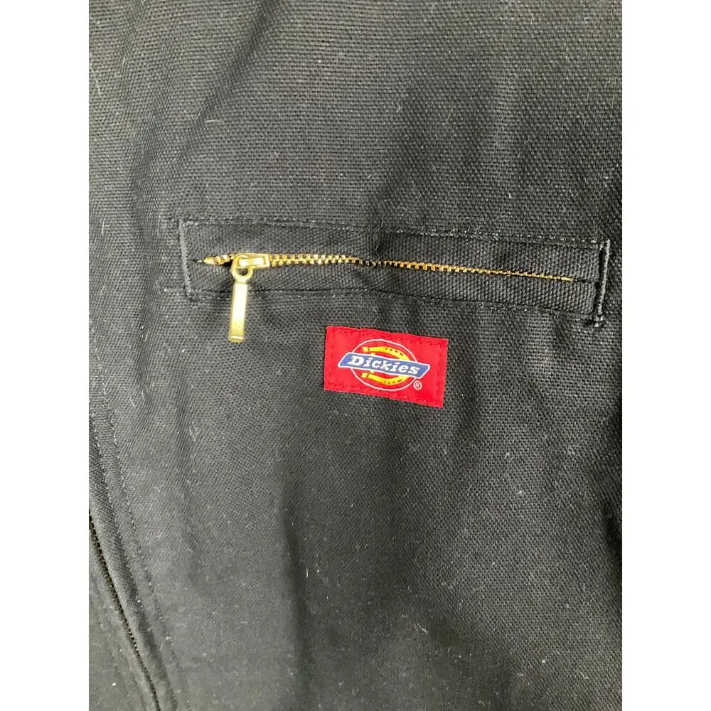 DICKIES VINTAGE Detroit Blanket Lined Insulated Canvas Jacket Coat Black XL Work